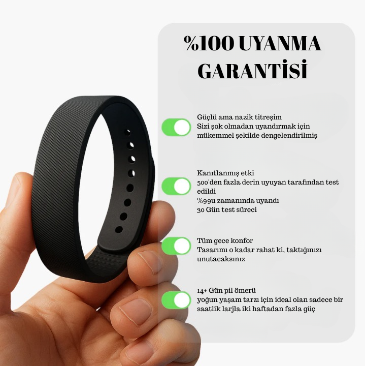 SilentPulse™ Premium titreşimli alarm cihazı